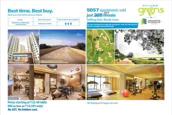 Book your flat before price escalate at Hiland Greens in Kolkata